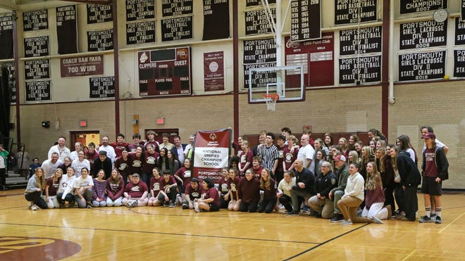 Portsmouth High School was awarded the National Unified Champion School banner March 15, 2024.